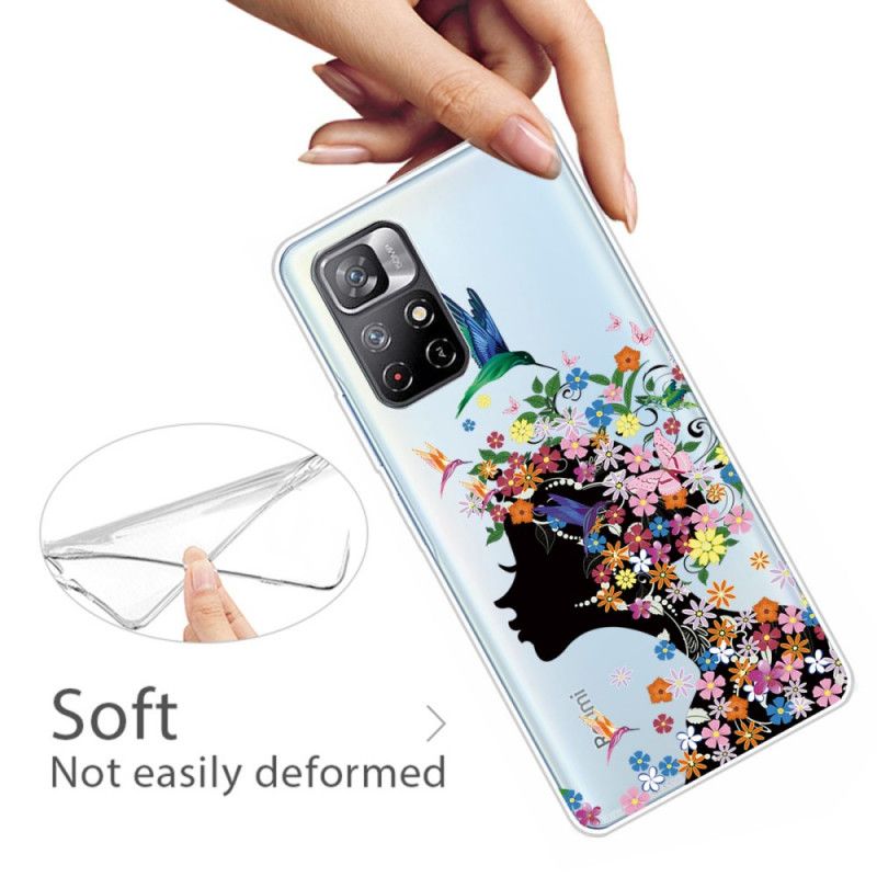 Hülle Für Xiaomi Redmi Note 11 / Poco M4 Pro 5g Blumenhaar