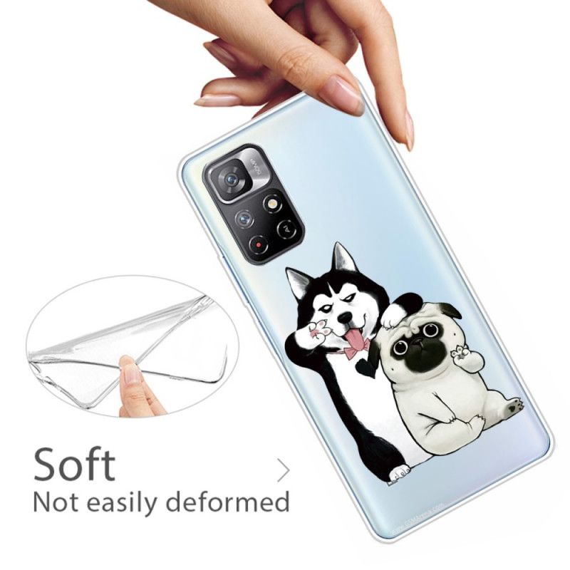 Hülle Für Xiaomi Redmi Note 11 / Poco M4 Pro 5g Lustige Hunde