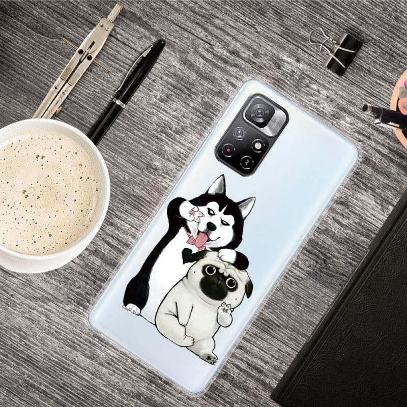 Hülle Für Xiaomi Redmi Note 11 / Poco M4 Pro 5g Lustige Hunde
