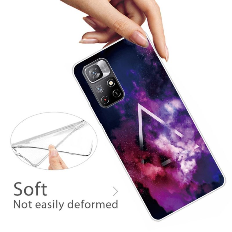 Hülle Xiaomi Redmi Note 11 / Poco M4 Pro 5g Handyhülle Flexible Geometrie