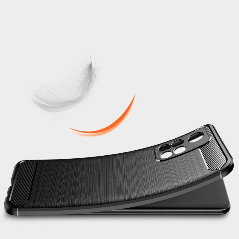 Hülle Xiaomi Redmi Note 11 / Poco M4 Pro 5g Handyhülle Gebürstete Kohlefaser