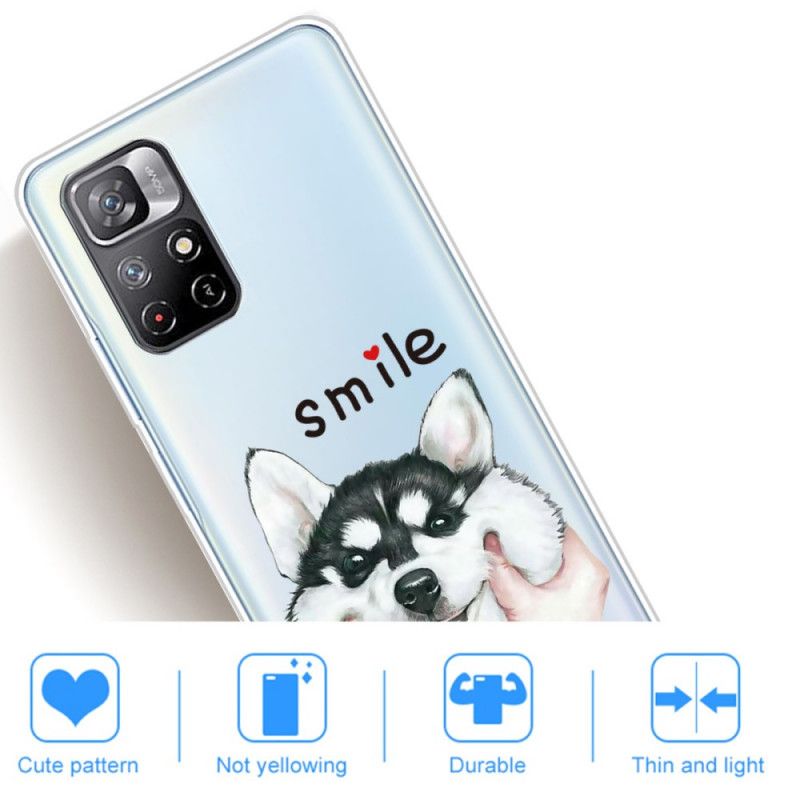 Hülle Xiaomi Redmi Note 11 / Poco M4 Pro 5g Handyhülle Lächeln