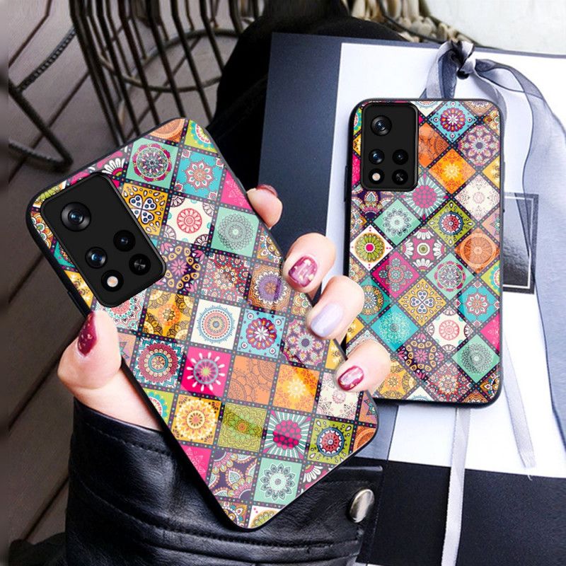 Hülle Xiaomi Redmi Note 11 / Poco M4 Pro 5g Handyhülle Magnetischer Patchwork-halter