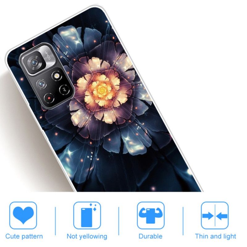 Hülle Xiaomi Redmi Note 11 / Poco M4 Pro 5g Handyhülle Wildblumen