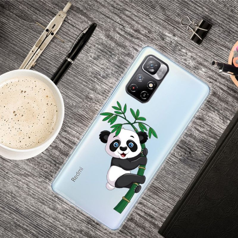 Hülle Xiaomi Redmi Note 11 / Poco M4 Pro 5g Panda Auf Bambus