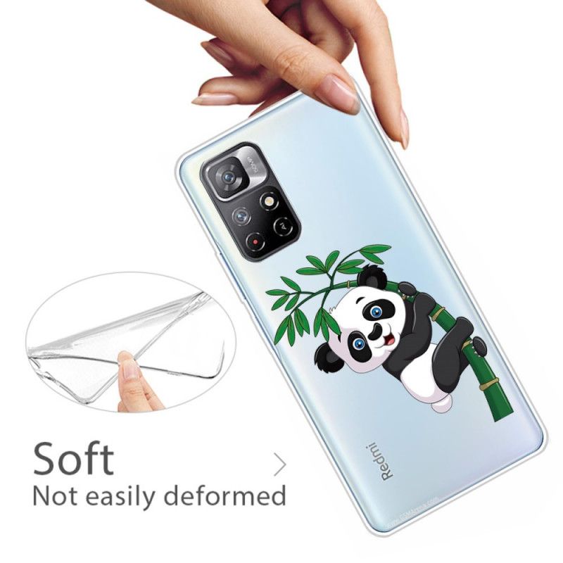 Hülle Xiaomi Redmi Note 11 / Poco M4 Pro 5g Panda Auf Bambus