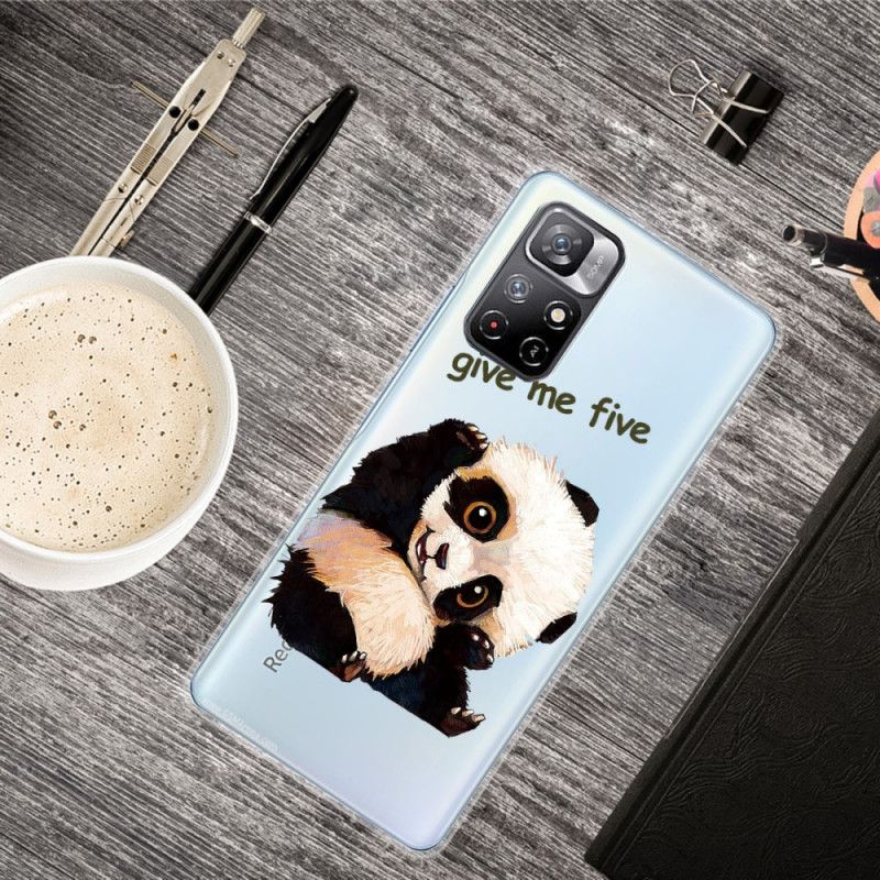 Hülle Xiaomi Redmi Note 11 / Poco M4 Pro 5g Panda Gib Mir Fünf