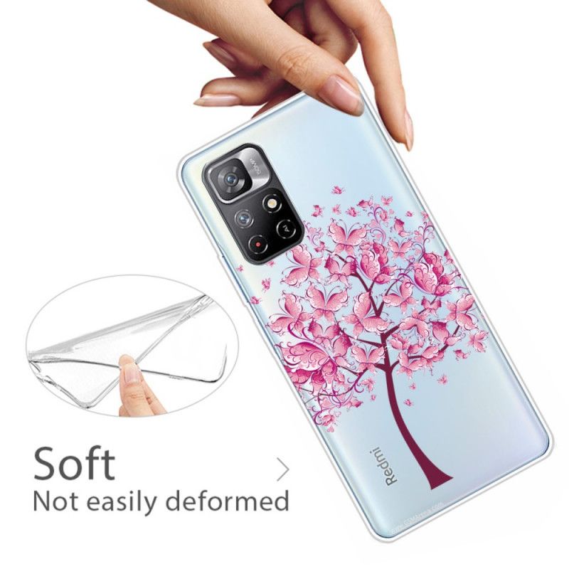Hülle Xiaomi Redmi Note 11 / Poco M4 Pro 5g Schmetterlingsbaum