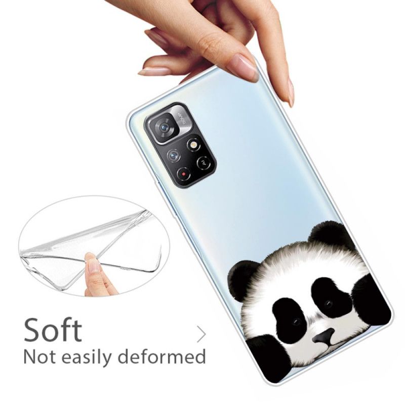 Hülle Xiaomi Redmi Note 11 / Poco M4 Pro 5g Transparenter Panda