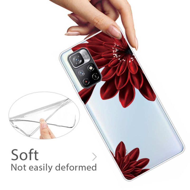 Hülle Xiaomi Redmi Note 11 / Poco M4 Pro 5g Wildblumen Wildblumen