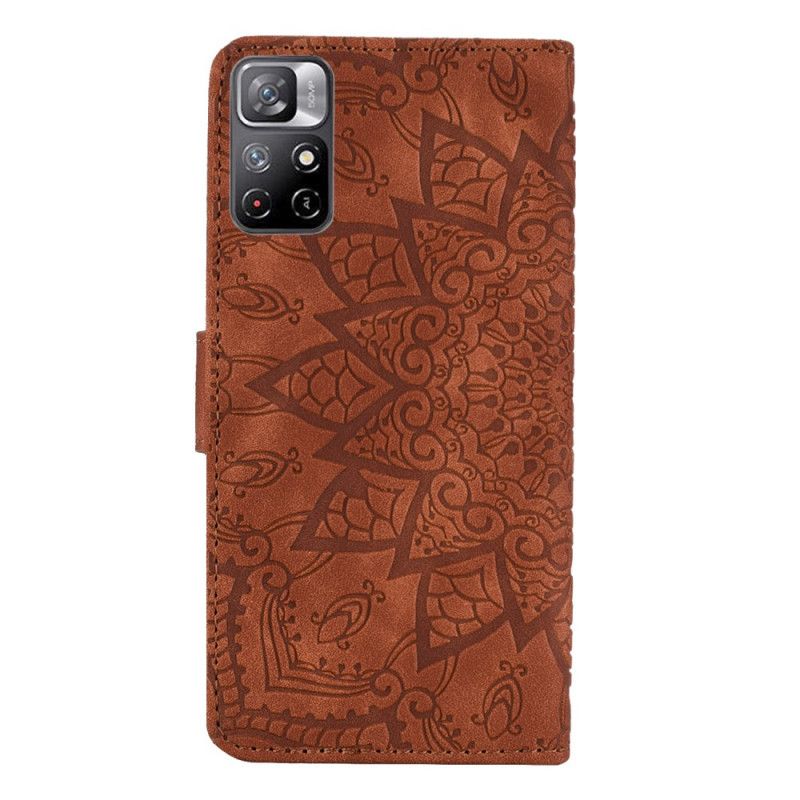 Lederhüllen Xiaomi Redmi Note 11 / Poco M4 Pro 5g Barock-mandala