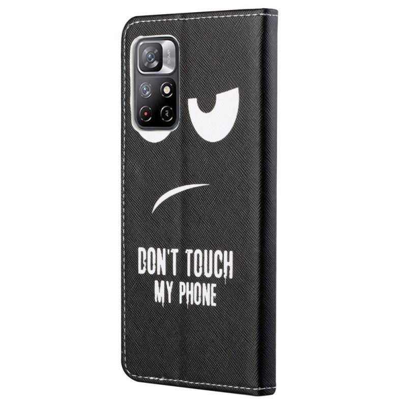 Lederhüllen Xiaomi Redmi Note 11 / Poco M4 Pro 5g Berühren Sie Mein Telefon Nicht