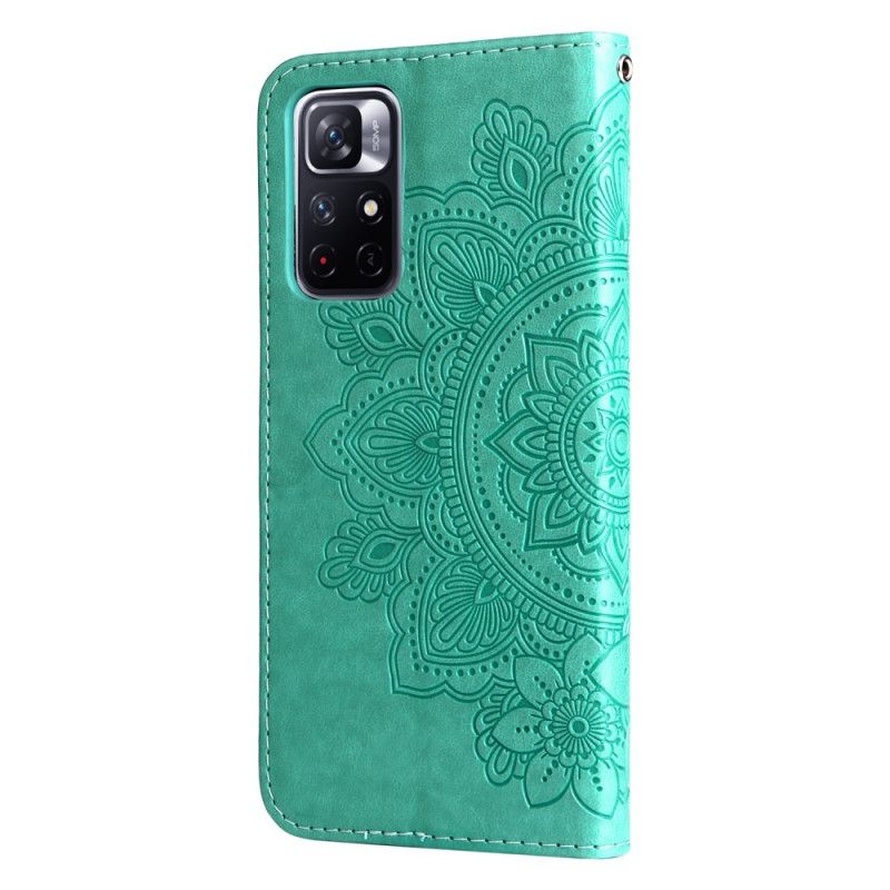 Lederhüllen Xiaomi Redmi Note 11 / Poco M4 Pro 5g Blumenmandala