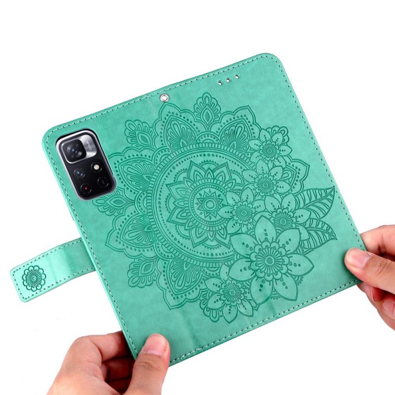 Lederhüllen Xiaomi Redmi Note 11 / Poco M4 Pro 5g Blumenmandala