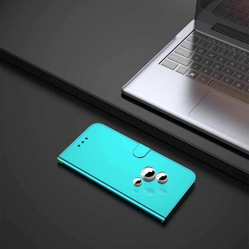 Lederhüllen Xiaomi Redmi Note 11 / Poco M4 Pro 5g Handyhülle Kunstleder-spiegelabdeckung
