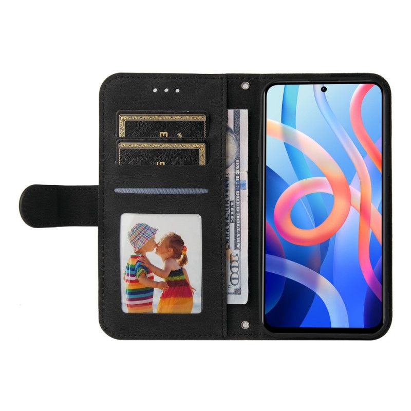 Lederhüllen Xiaomi Redmi Note 11 / Poco M4 Pro 5g Niete Und Riemen Aus Kunstleder