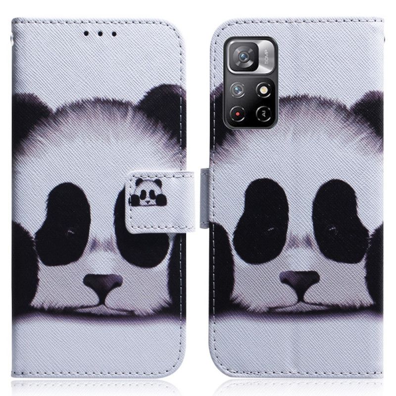 Lederhüllen Xiaomi Redmi Note 11 / Poco M4 Pro 5g Pandagesicht