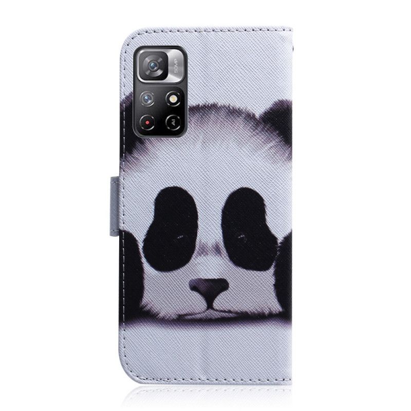 Lederhüllen Xiaomi Redmi Note 11 / Poco M4 Pro 5g Pandagesicht