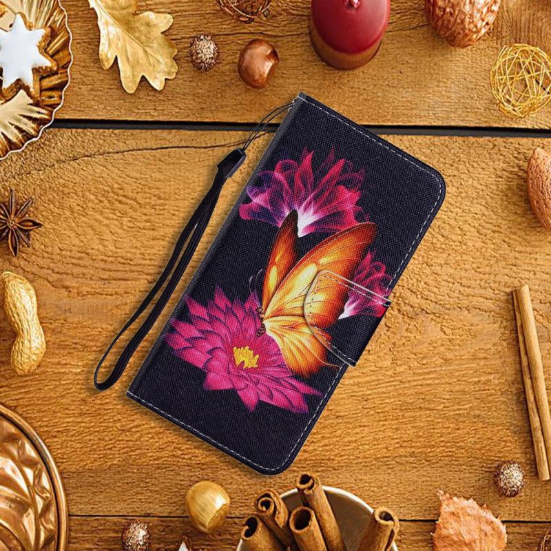 Lederhüllen Xiaomi Redmi Note 11 / Poco M4 Pro 5g Schmetterling Und Lotus