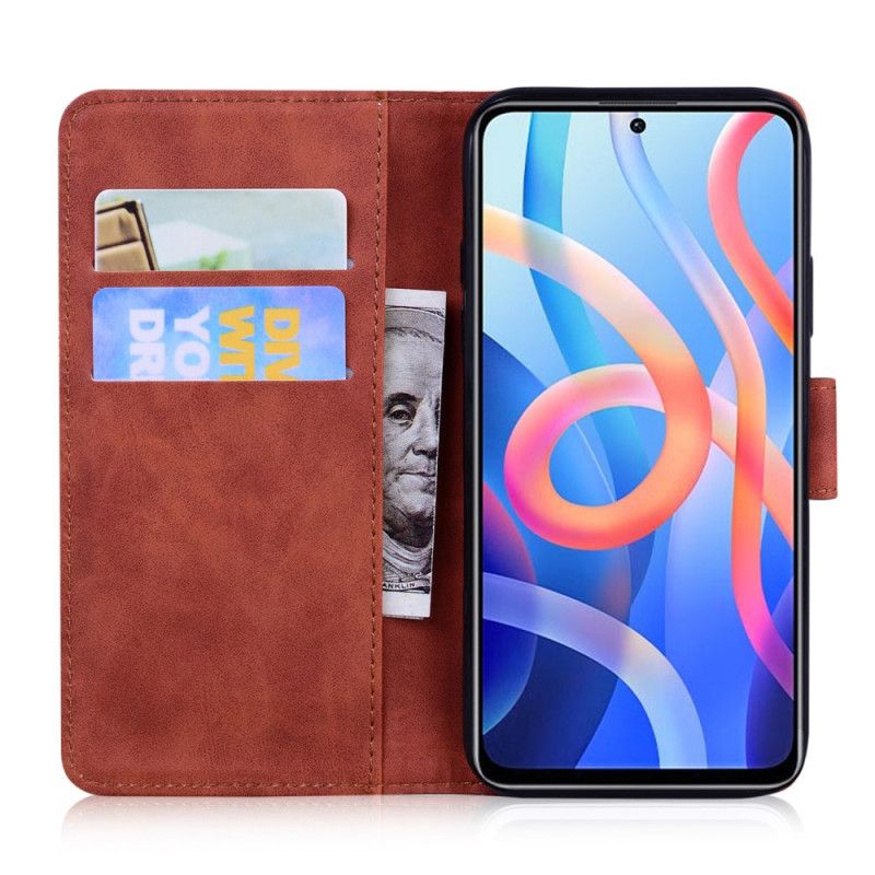 Lederhüllen Xiaomi Redmi Note 11 / Poco M4 Pro 5g Solid Color-serie