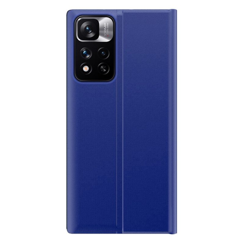 View Cover Xiaomi Redmi Note 11 / Poco M4 Pro 5g Strukturiertes Kunstleder