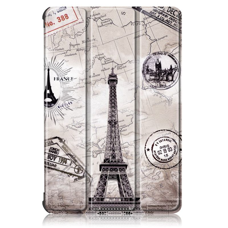 Smart Case Huawei MatePad T 10s Verstärkter Retro-Eiffelturm
