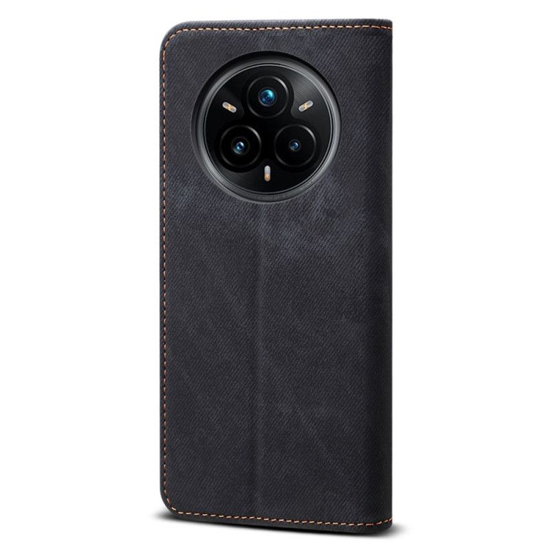 Flip Case Für Realme 14 Pro 5g Denim-stoff