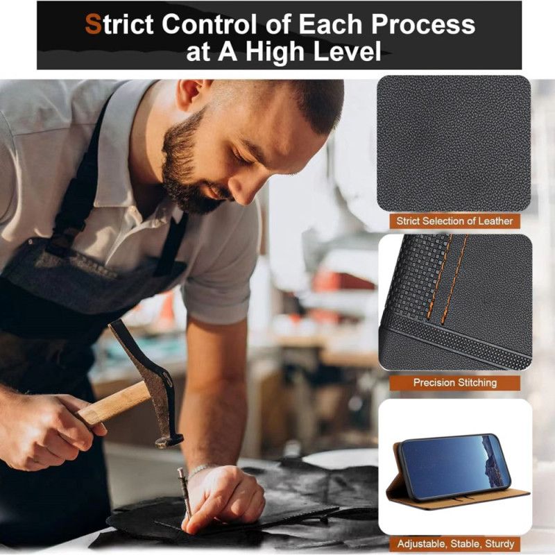 Flip Case Realme 14 Pro 5g Gittermuster