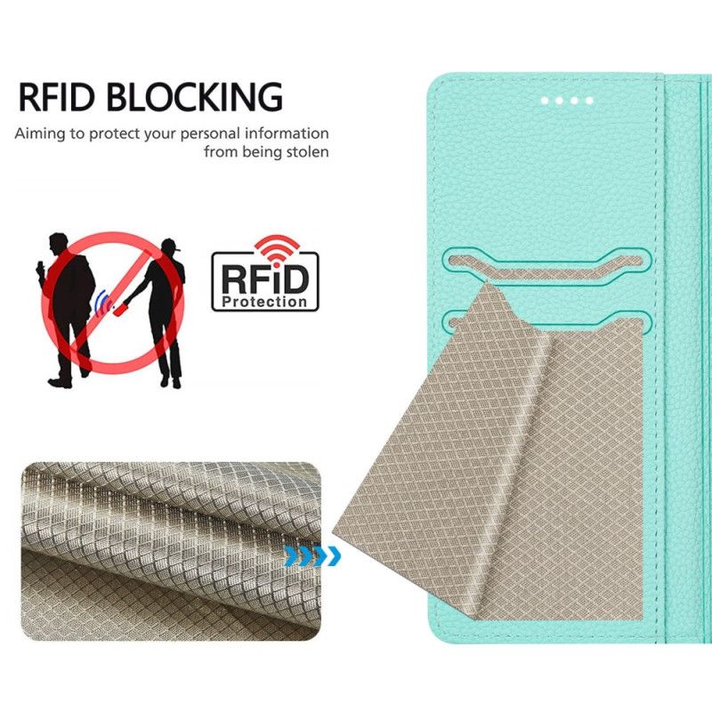 Flip Case Realme 14 Pro 5g Handyhülle Klassische Rfid-geldbörse