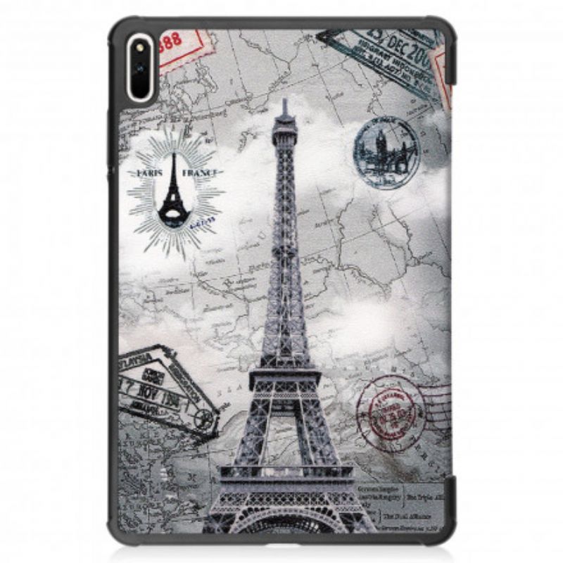 Smart Case Huawei Matepad 11 (2021) Retro Eiffelturm