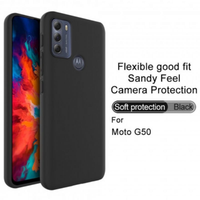 Hülle Moto G50 Uc-3 Serie Silikonmatte Imak