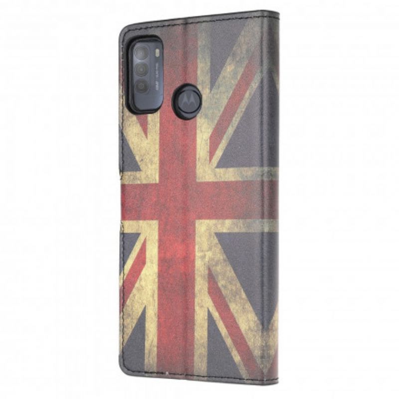 Lederhüllen Moto G50 Flagge Von England