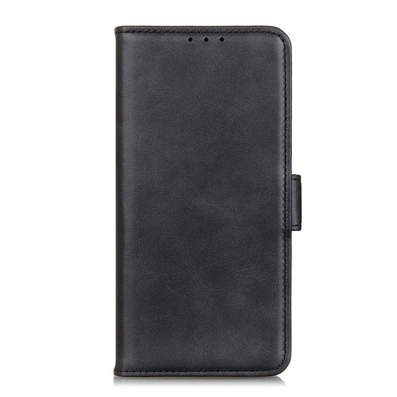 Flip Case Für Samsung Galaxy M52 5G Flip Case Doppelte Klappe