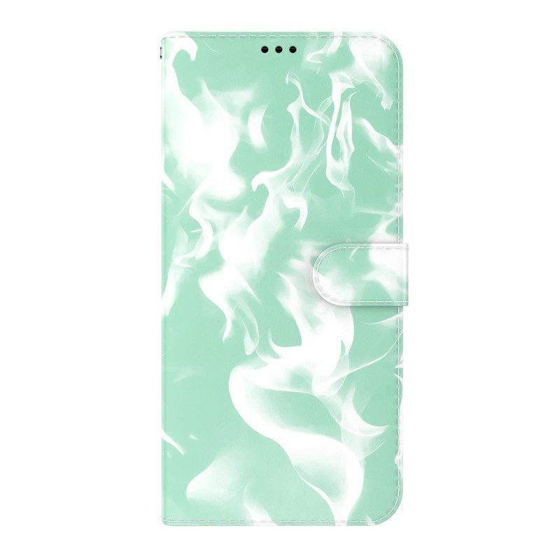 Flip Case Für Samsung Galaxy M52 5G Flammen