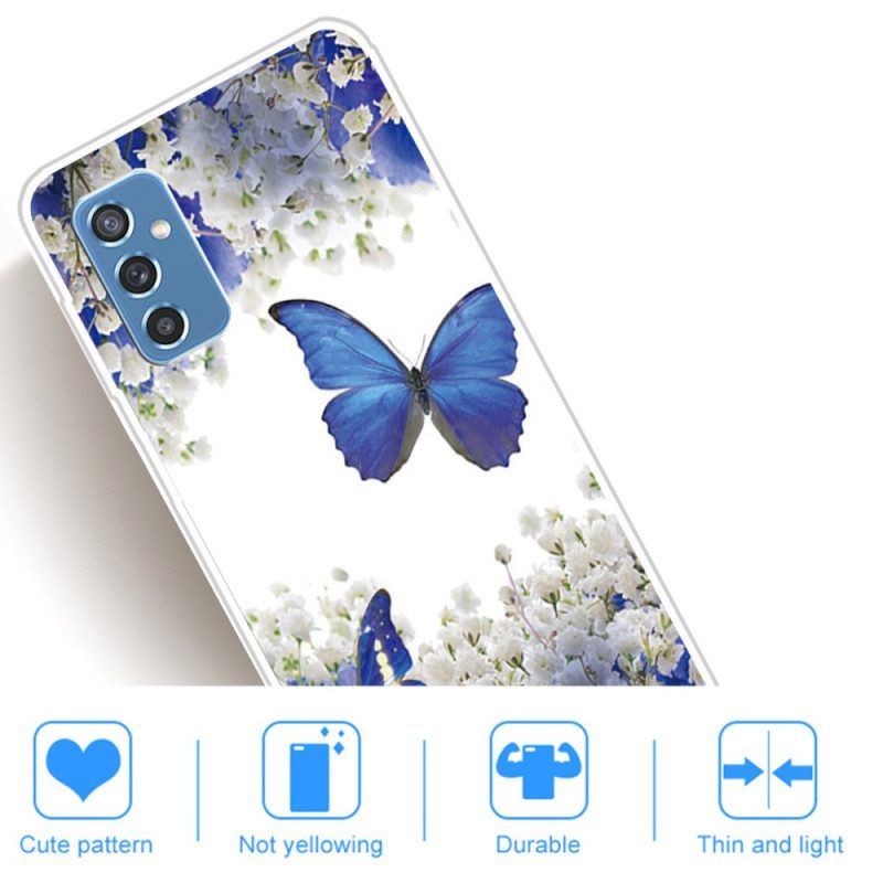 Handyhülle Für Samsung Galaxy M52 5G Mystischer Schmetterling