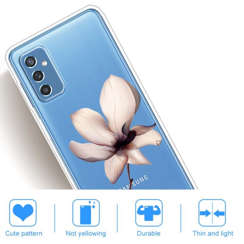 Handyhülle Für Samsung Galaxy M52 5G Zerbrechliche Blume