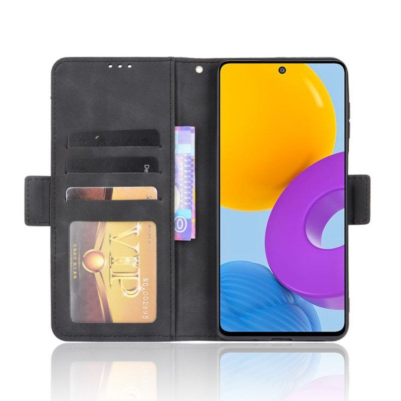 Lederhüllen Für Samsung Galaxy M52 5G Kartenhalter Vorne