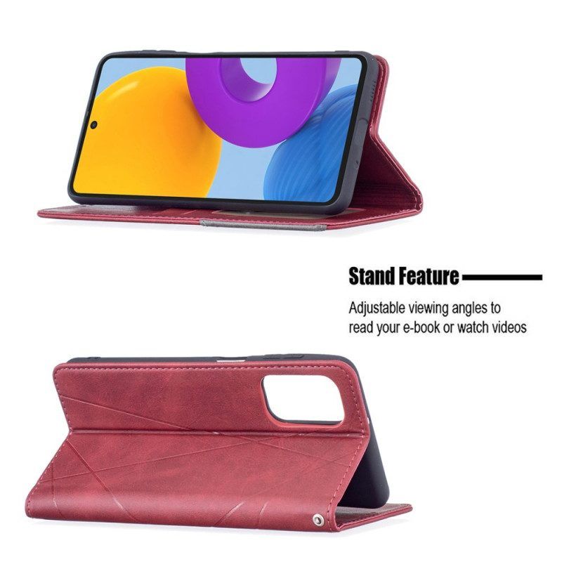 Schutzhülle Für Samsung Galaxy M52 5G Flip Case Kunstledermuster