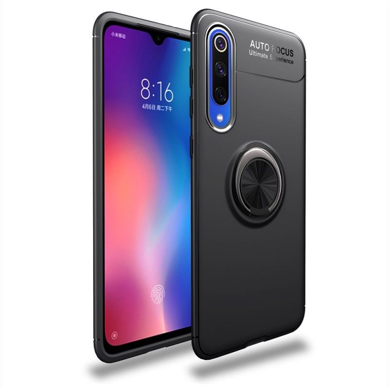 Hülle Xiaomi Mi 9 SE Schwarz Drehring