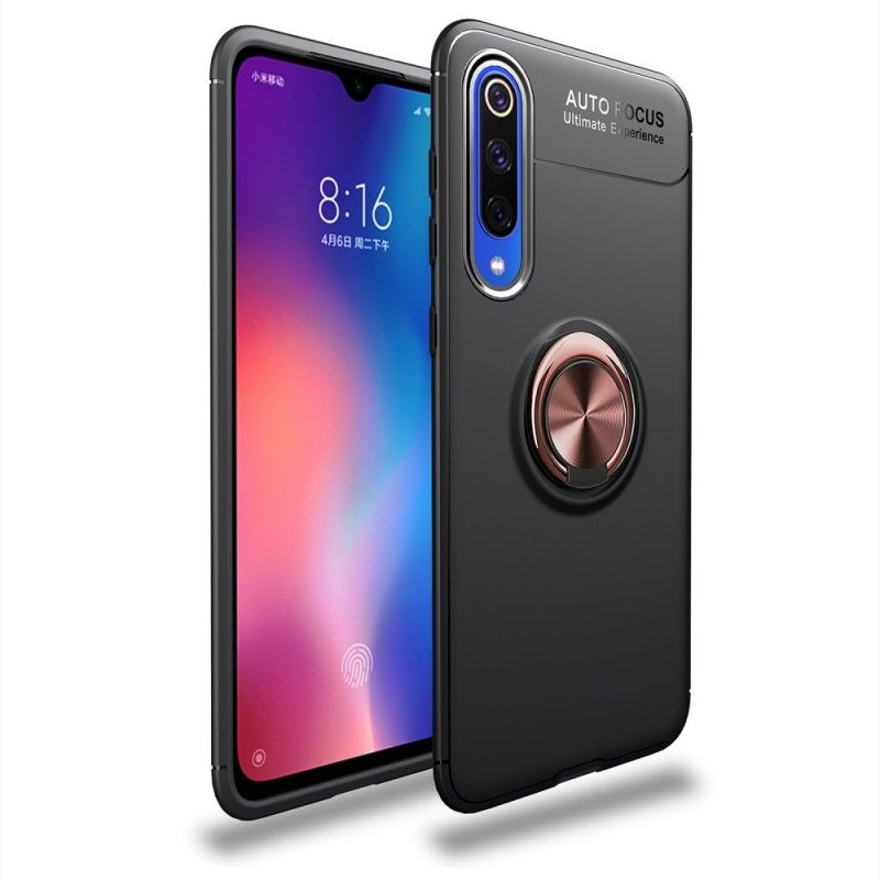 Hülle Xiaomi Mi 9 SE Schwarz Drehring