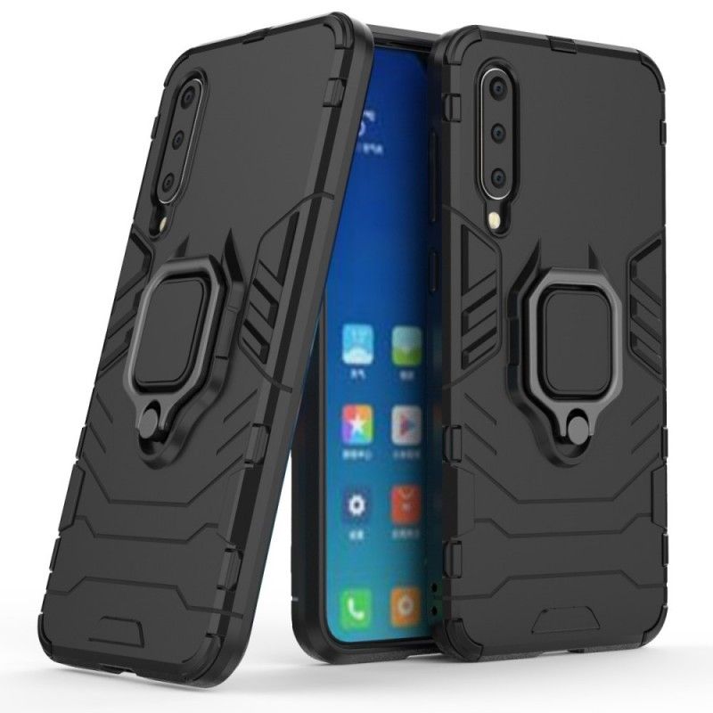 Hülle Xiaomi Mi 9 SE Schwarz Widerstandsfähiger Ring