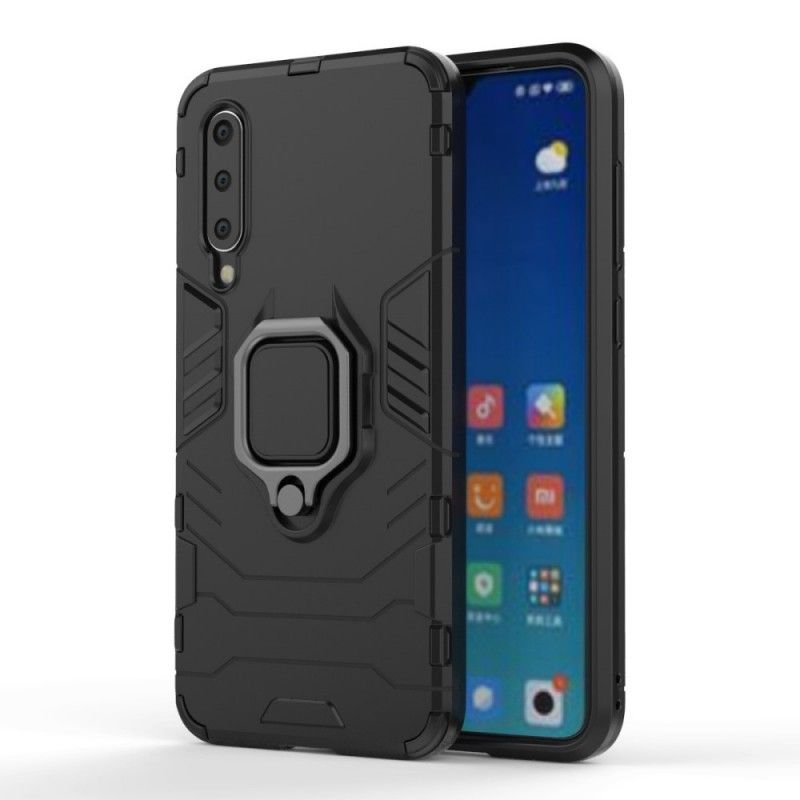 Hülle Xiaomi Mi 9 SE Schwarz Widerstandsfähiger Ring