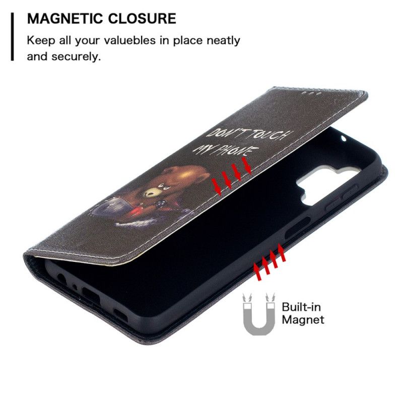 Flip Case Samsung Galaxy A32 5G Gefährlicher Bär