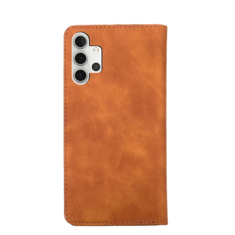 Flip Case Samsung Galaxy A32 5G Schwarz Hautberührung