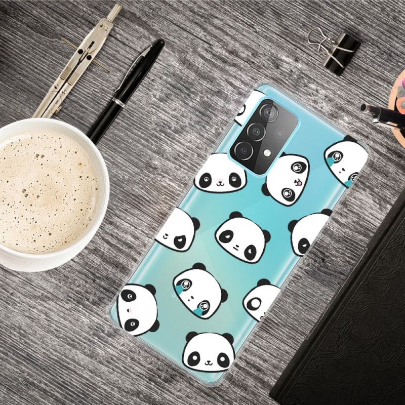 Hülle Für Samsung Galaxy A32 5G Sentimentale Pandas