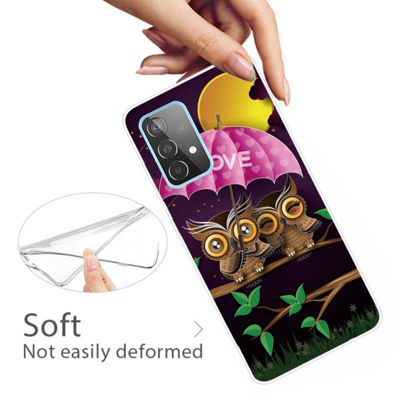 Hülle Samsung Galaxy A32 5G Flexible Liebeseulen