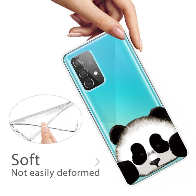 Hülle Samsung Galaxy A32 5G Handyhülle Transparenter Panda