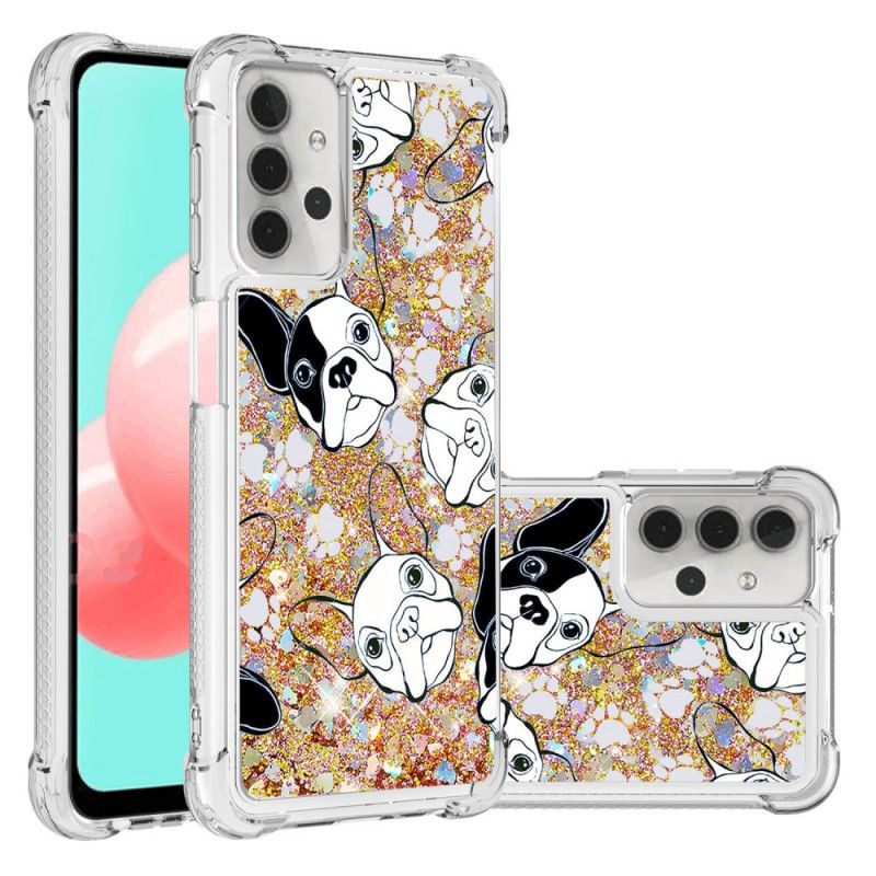 Hülle Samsung Galaxy A32 5G Herr Hundeglitter