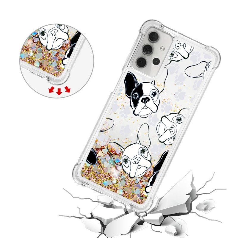 Hülle Samsung Galaxy A32 5G Herr Hundeglitter