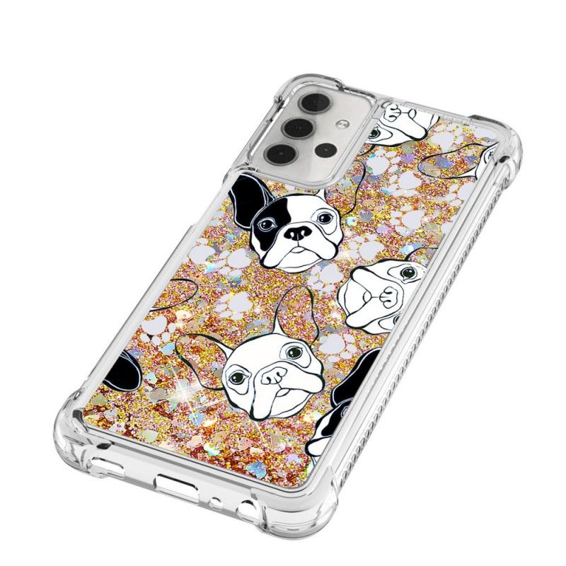 Hülle Samsung Galaxy A32 5G Herr Hundeglitter
